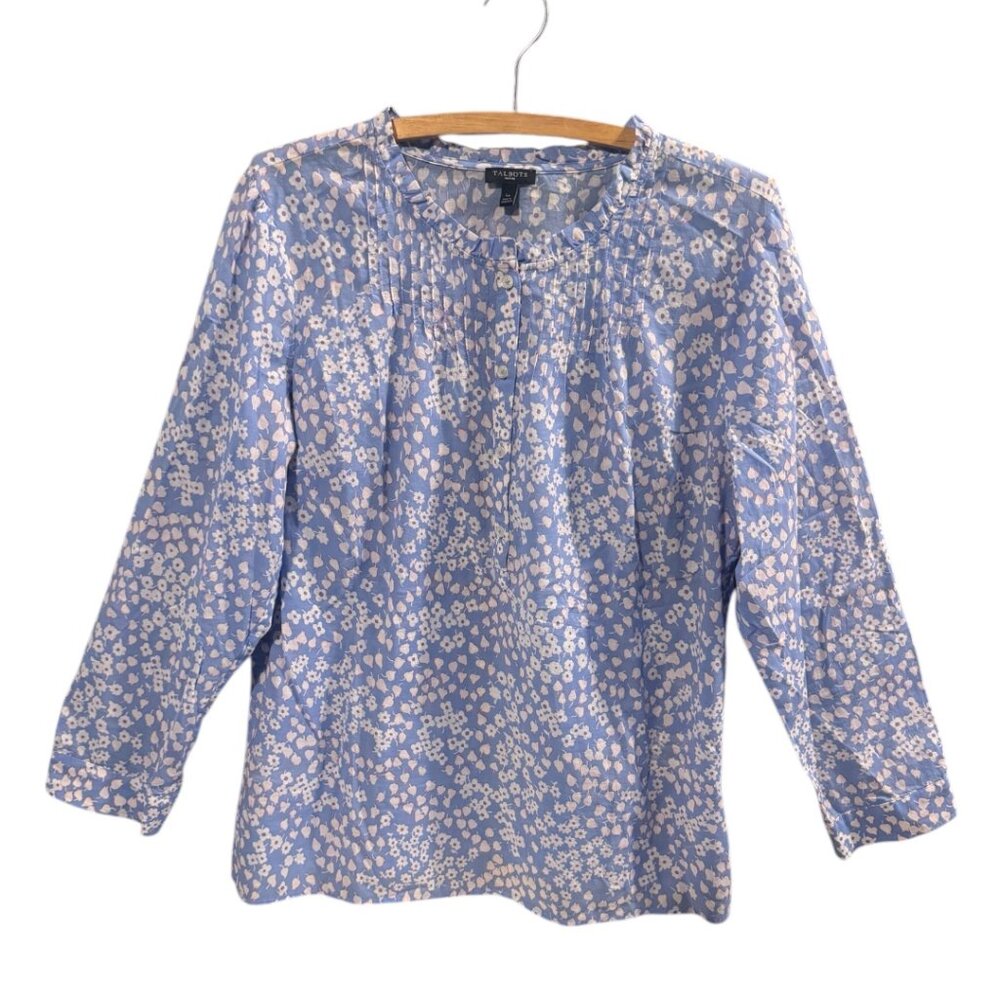 Talbots Lightweight Cotton Pullover Blouse NWT